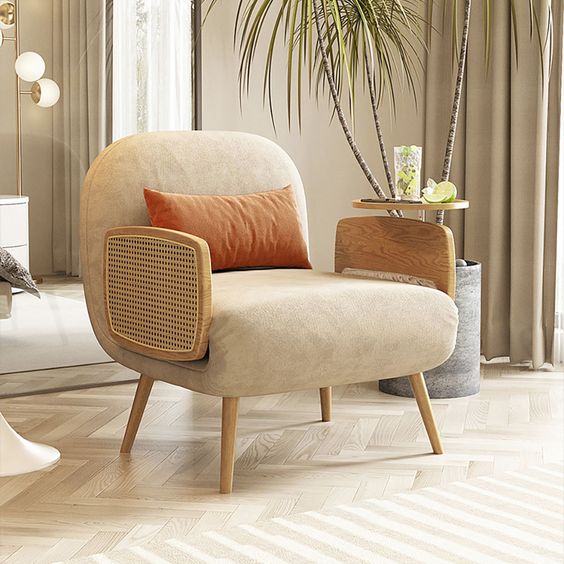 Mid-Century Modern Day bed- Single Sofa