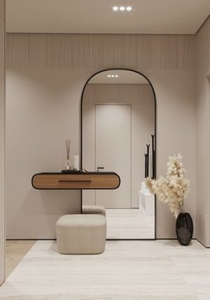 Arched Full Length Standing Mirror