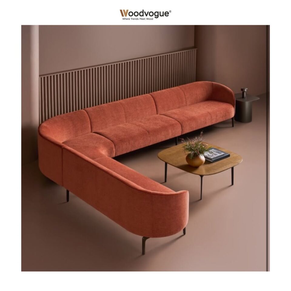 Terracotta Flow Sofa